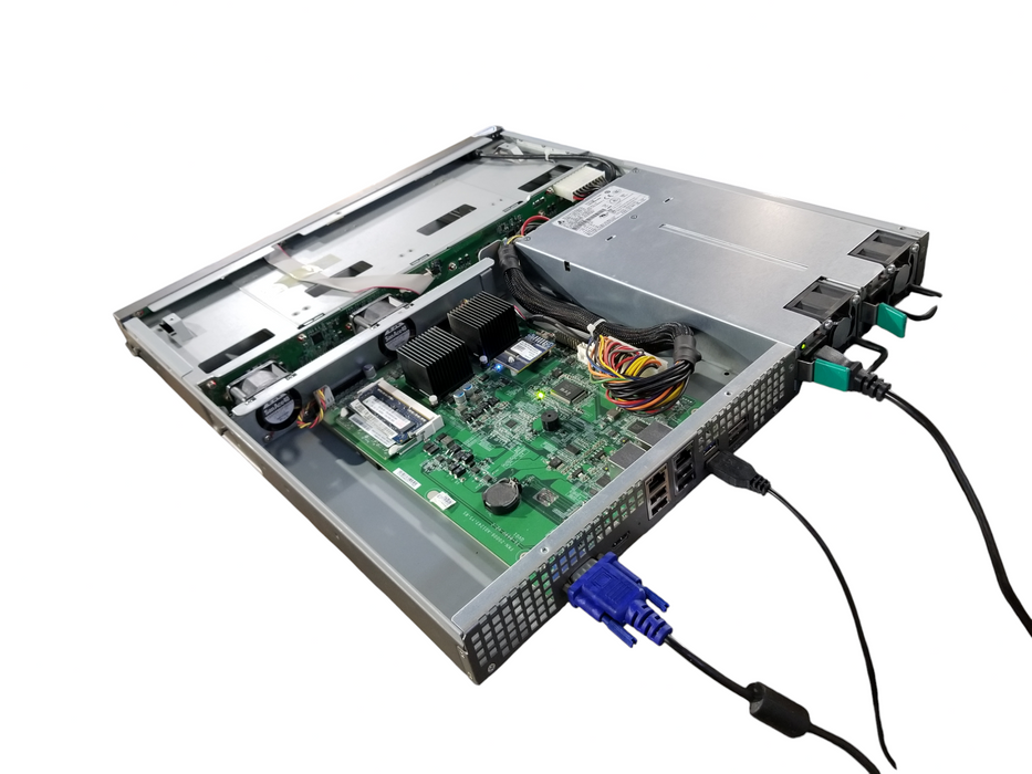 QNAP TS-469U-RP 4-Bay NAS 4GB RAM Dual Power Supplies W/Caddies / NO HDDs