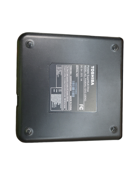 Toshiba Portable SuperMulti Drive PA3834U-1DV2 USB External CD Rom Drive