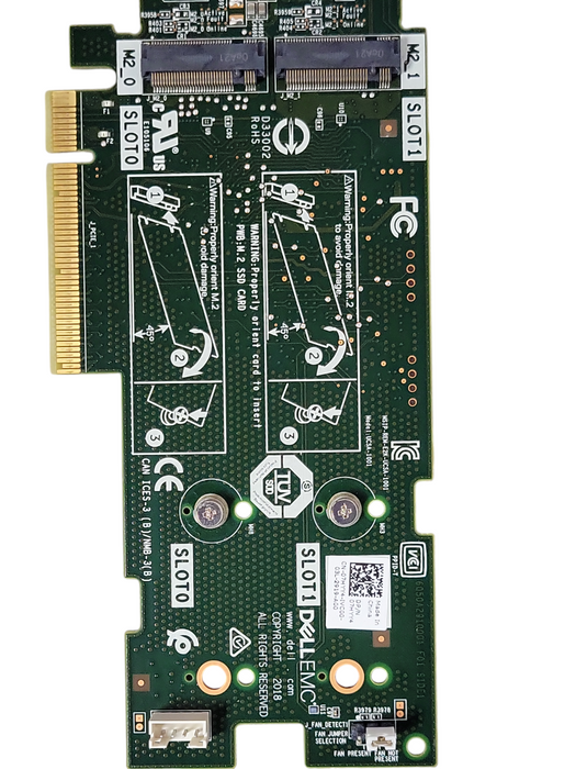 Dell BOSS Controller (S1) PCIe 2x M.2 M7W47 51CN2 7HYY4 Adapter FH, No M.2  Q_