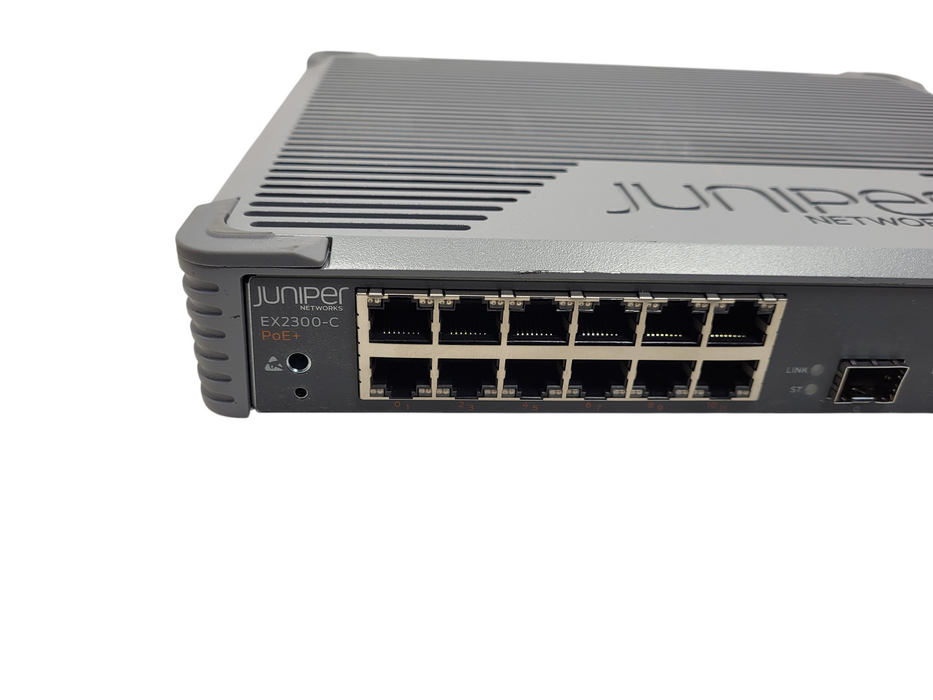 Juniper EX2300 12-Port Gigabit PoE+ Managed Network Switch P/N: EX2300-C-12P $