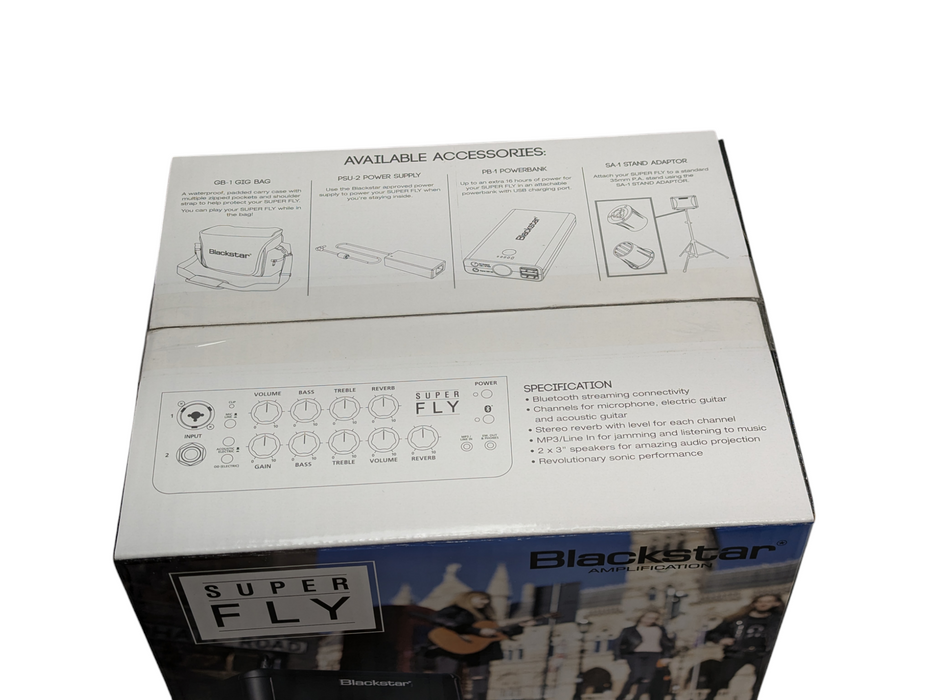 New Blackstar Amplification Super FLY Bluetooth Battery-Powered Amplifier Q-