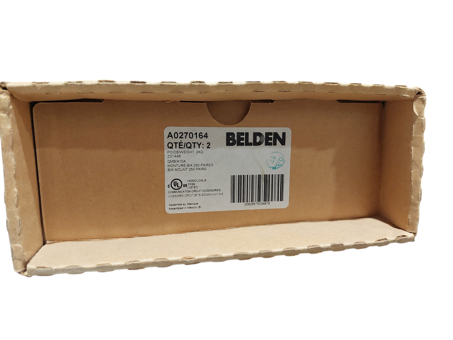 Belden Qty:2 QMBX10A Bix Mount 250 Pairs, (Box of 2)  =