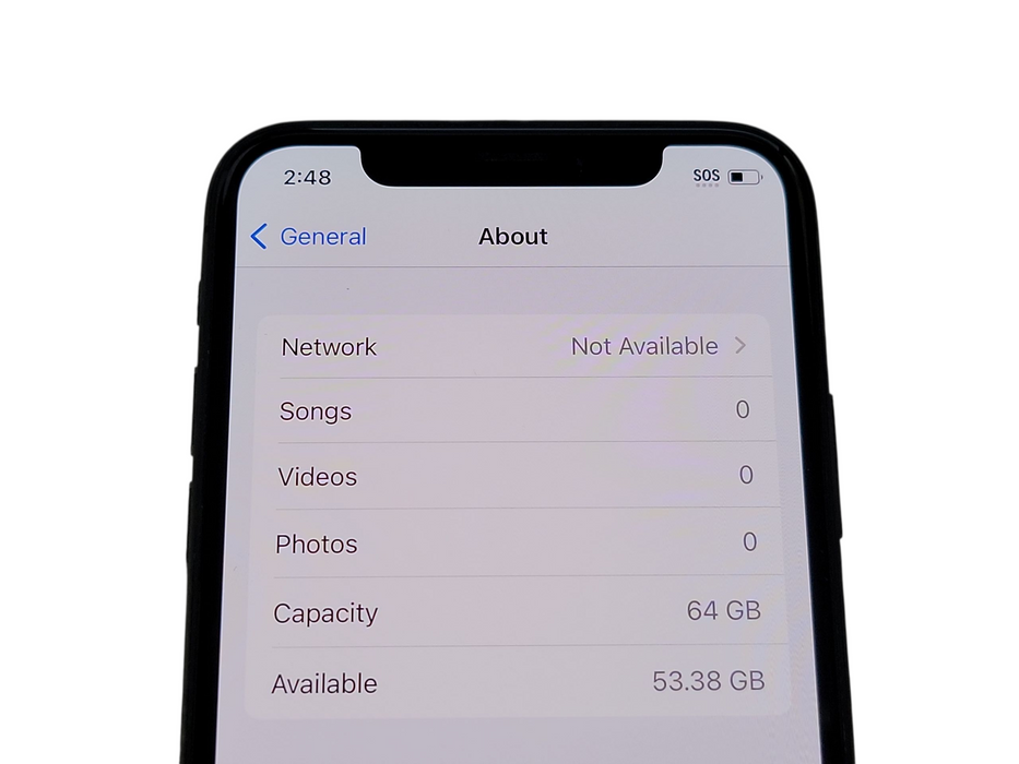 Apple iPhone X - 64GB - Space Gray [A1901]