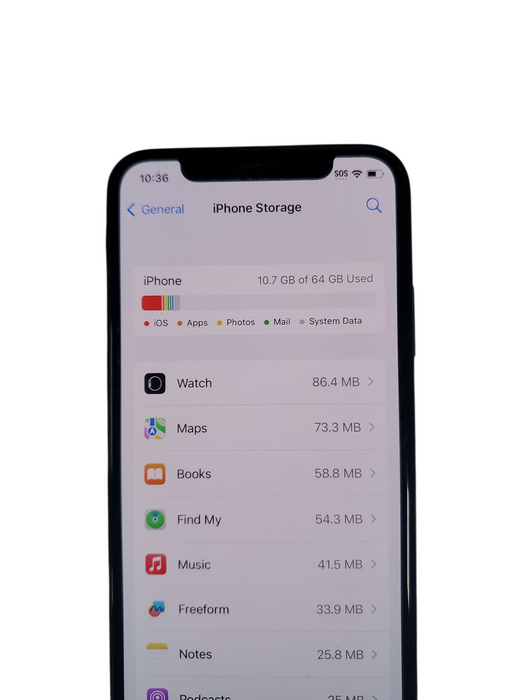 Apple iPhone X - 64GB - Space Gray [A1901]