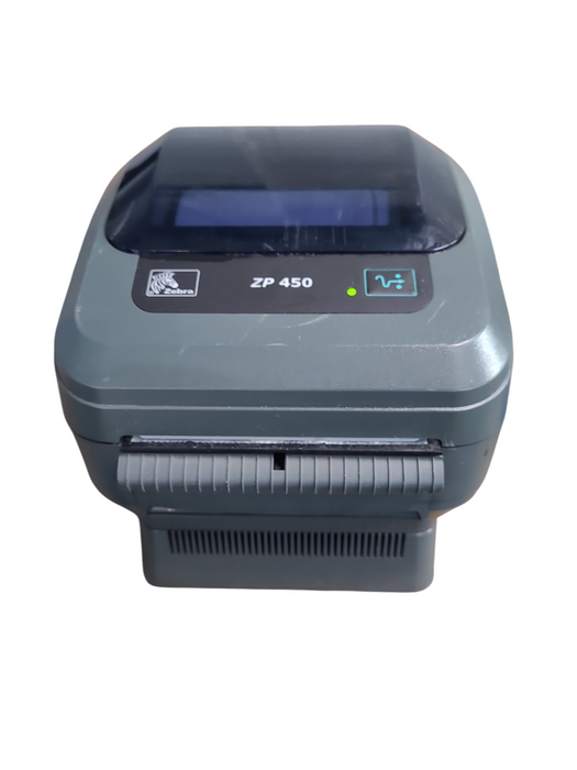 Zebra ZP 450 Thermal Printer w/ Power Adapter | Tested