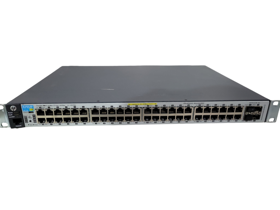 HP 2530-48G PoE+ J9772A 48 Port Gigabit PoE+ 4x SFP Network Switch !