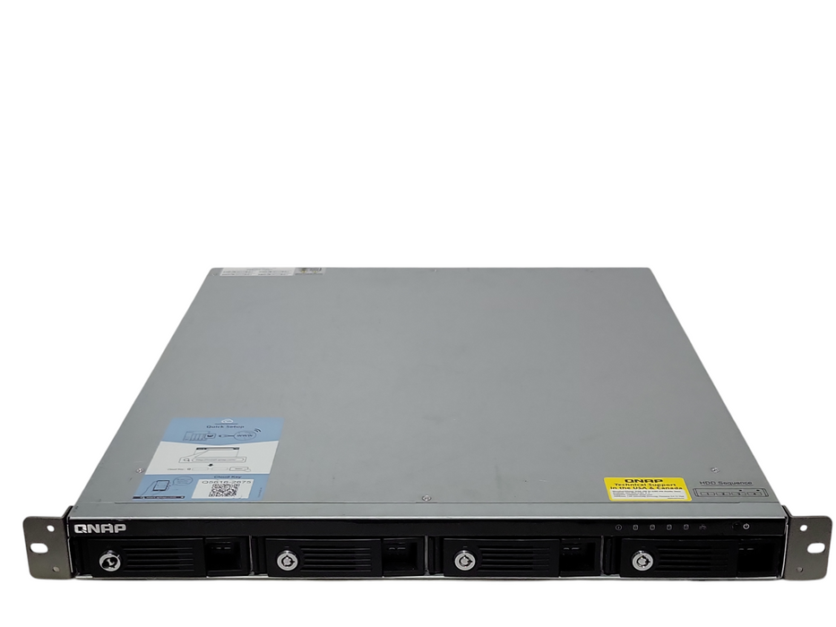 Qnap TS-453BU-RP 4 Bay Network NAS Enclosure 4x 2TB HDDs, READ _