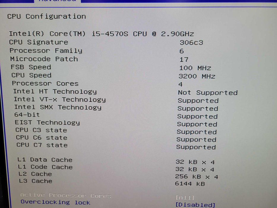 IPC-6606 - Core i5-4570S 8GB DDR3 NO HDD ADAPTEC 6405E (CLEAN) %