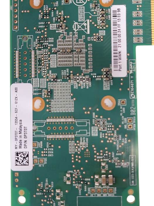 Dell Qlogic QLE2692L-DEL Dual Port 16GB FC Adapter 0P3T0T, LP bracket _