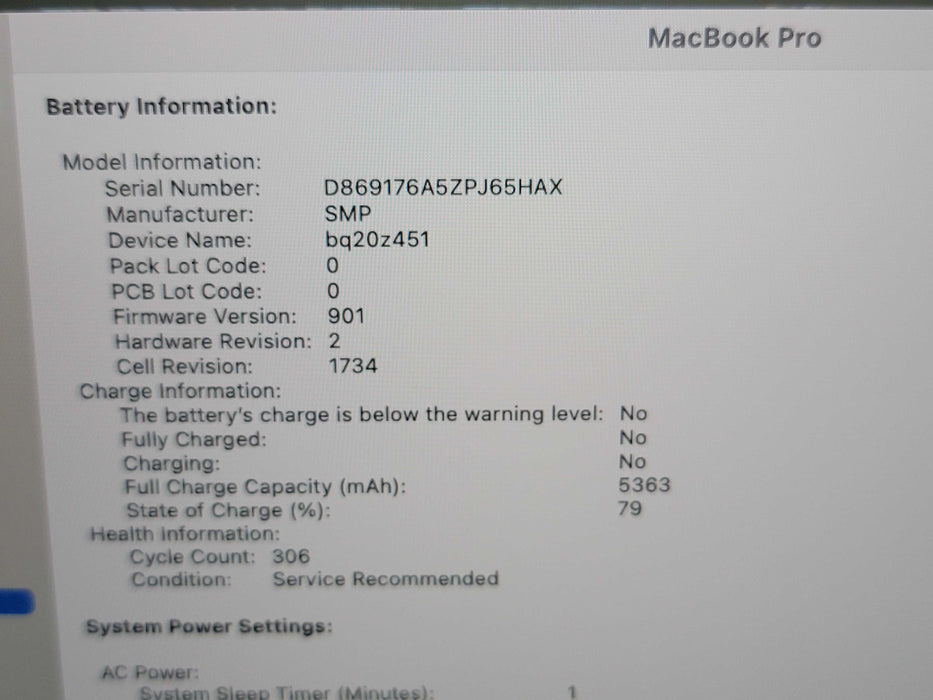 Apple Macbook Pro 2019 15" 8-Core i9-9880H @ 2.3GHz 16GB DDR4 500GB SSD GPU (