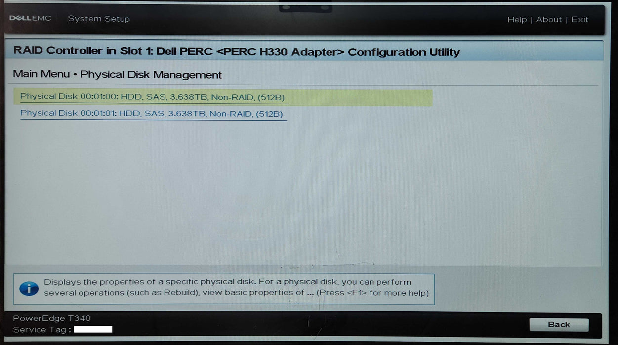 Dell PE T340 8x3.5", Xeon E-2174G, 32GB DDR4, 2x4TB SAS, H330, 2x 495W PSU