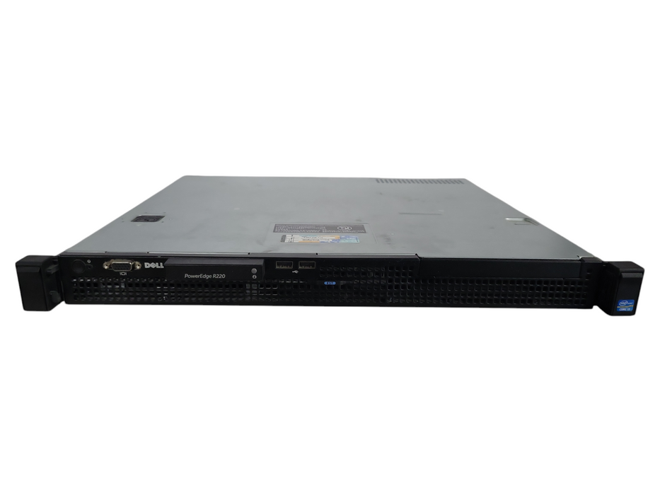 Dell PowerEdge R220 1U Server Intel i3-4130 3.4Ghz - 4GB - PERC H310 Q_