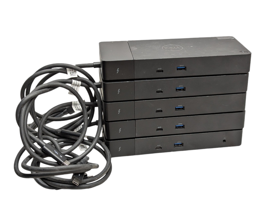 Lot of 5x DELL WD19TB / WD19TBS Universal USB-C Thunderbolt Docking Stations  Q-