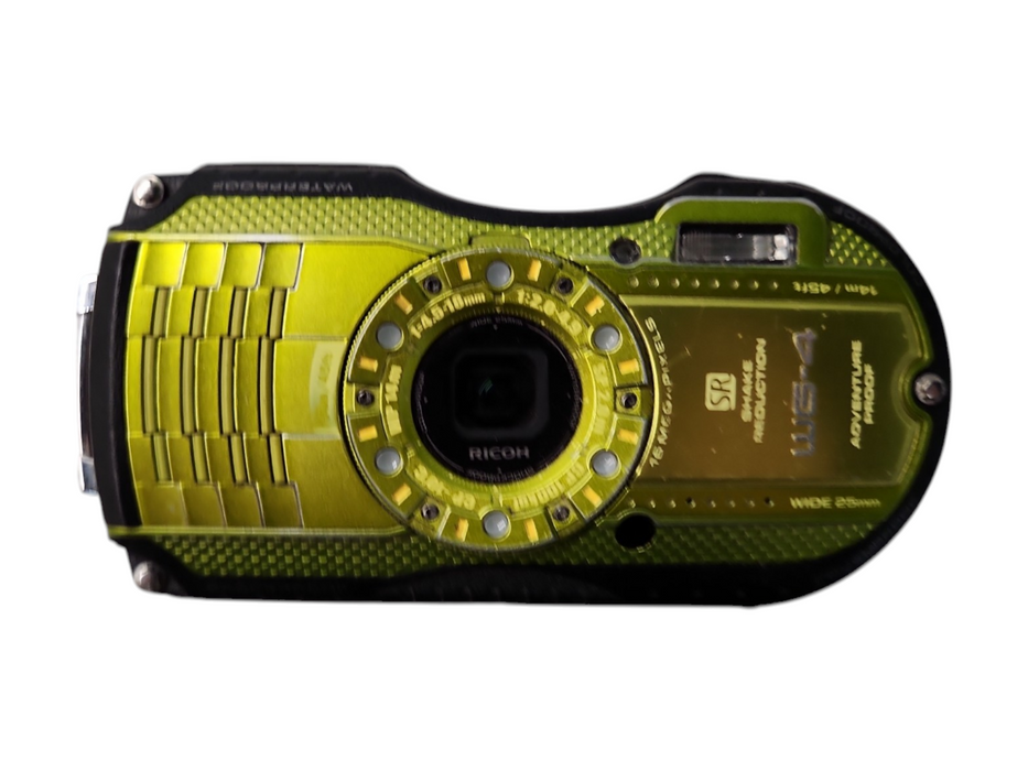 RICOH WG-4, 16.0 MP Rugged Waterproof Action Camera, No Battery, READ