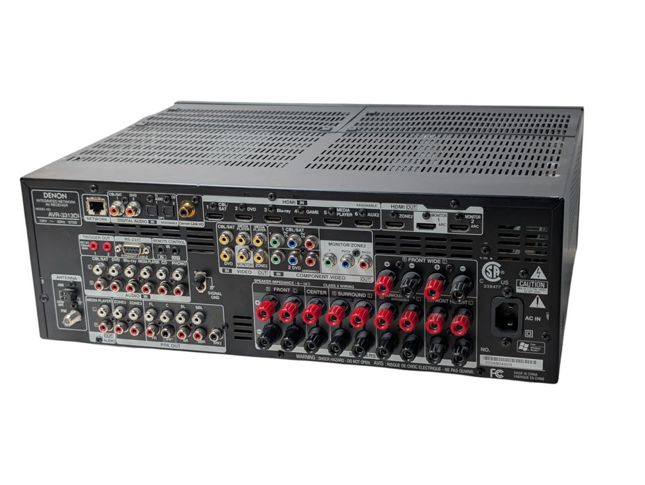 Denon AVR-3313CI 7.2 Channel Integrated Network 4K Home Theater Receiver -