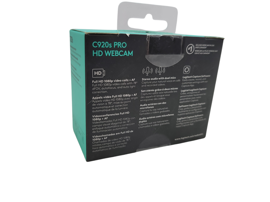 LOGITECH C920S PRO HD USB WEBCAM %