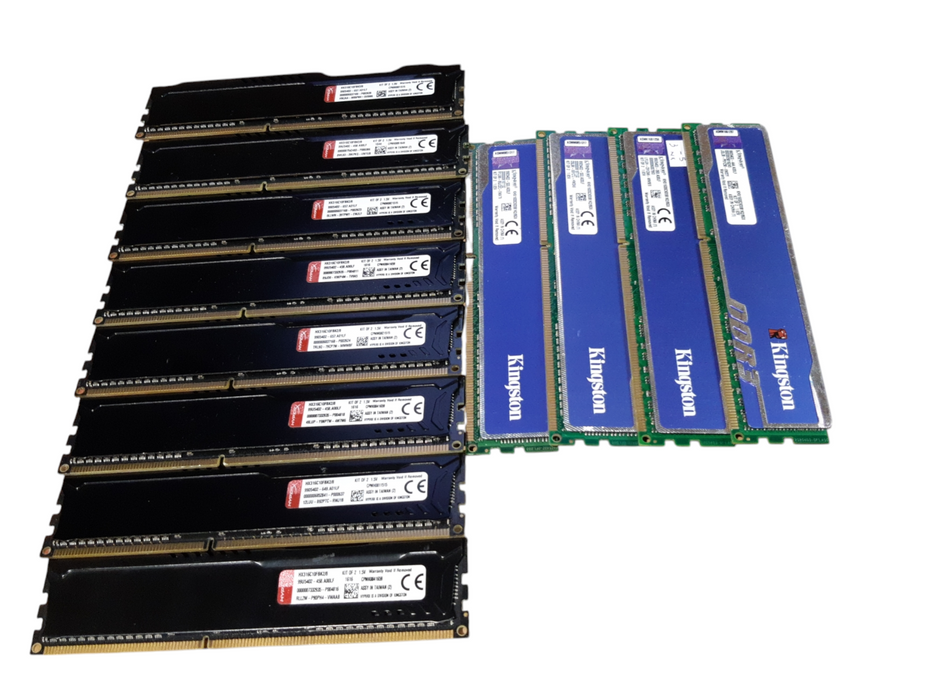 Lot of 32x, Heat Sink 4GB DDR3 Desktop RAM