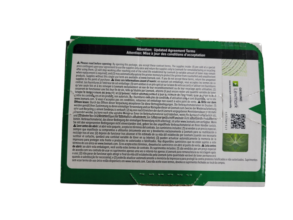 Lexmark 70C1HC0 CYAN Extra High Yield Toner  Genuine