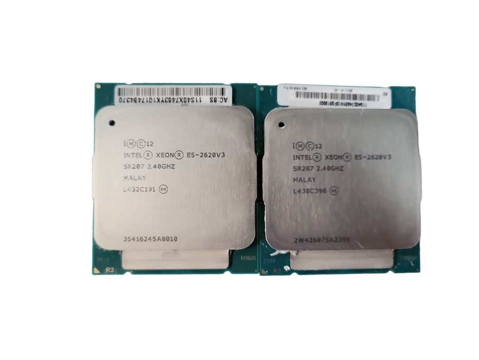 Lot of 2x INTEL XEON E5-2620V3 SR207 2.40GHz PROCESSOR !