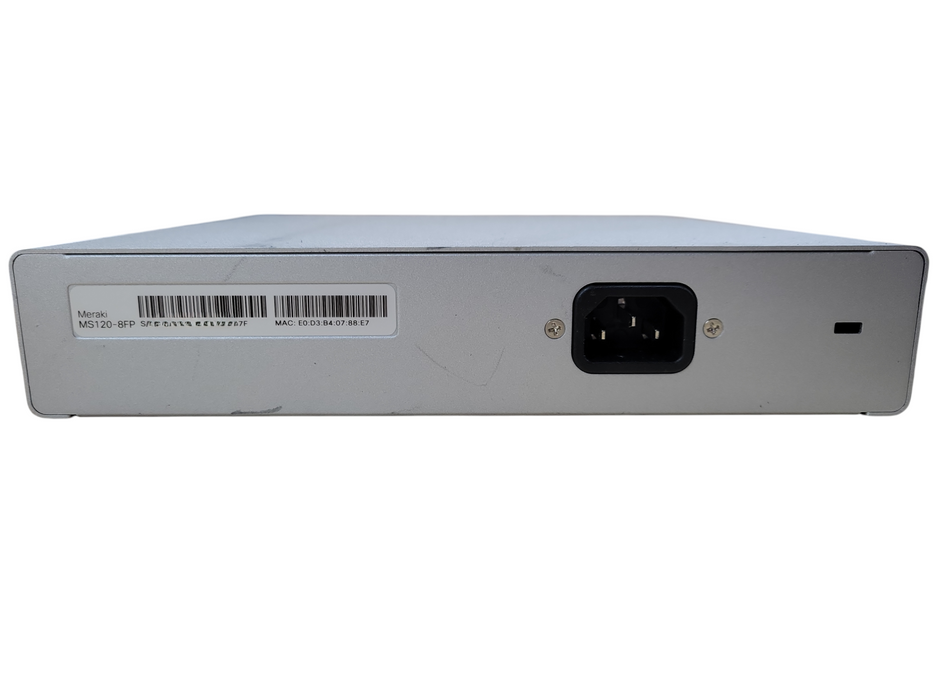 Cisco Meraki MS120-8FP-HW | 8-Port Gigabit PoE+ Cloud Switch UNCLAIMED !