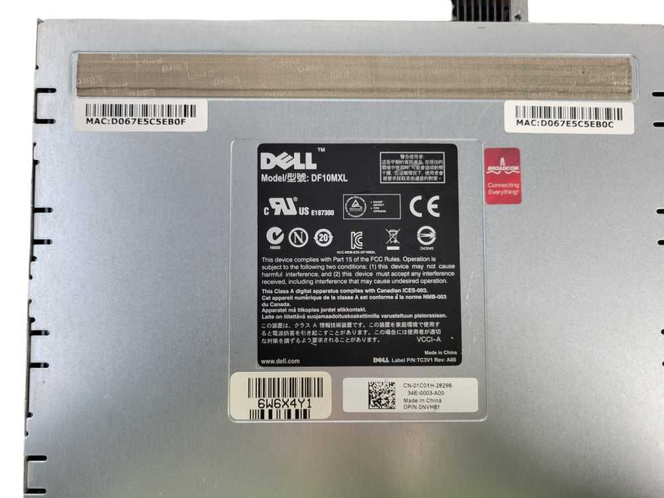 Dell Force10 MXL 10/40Gb for PowerEdge M1000e DF10MXL !