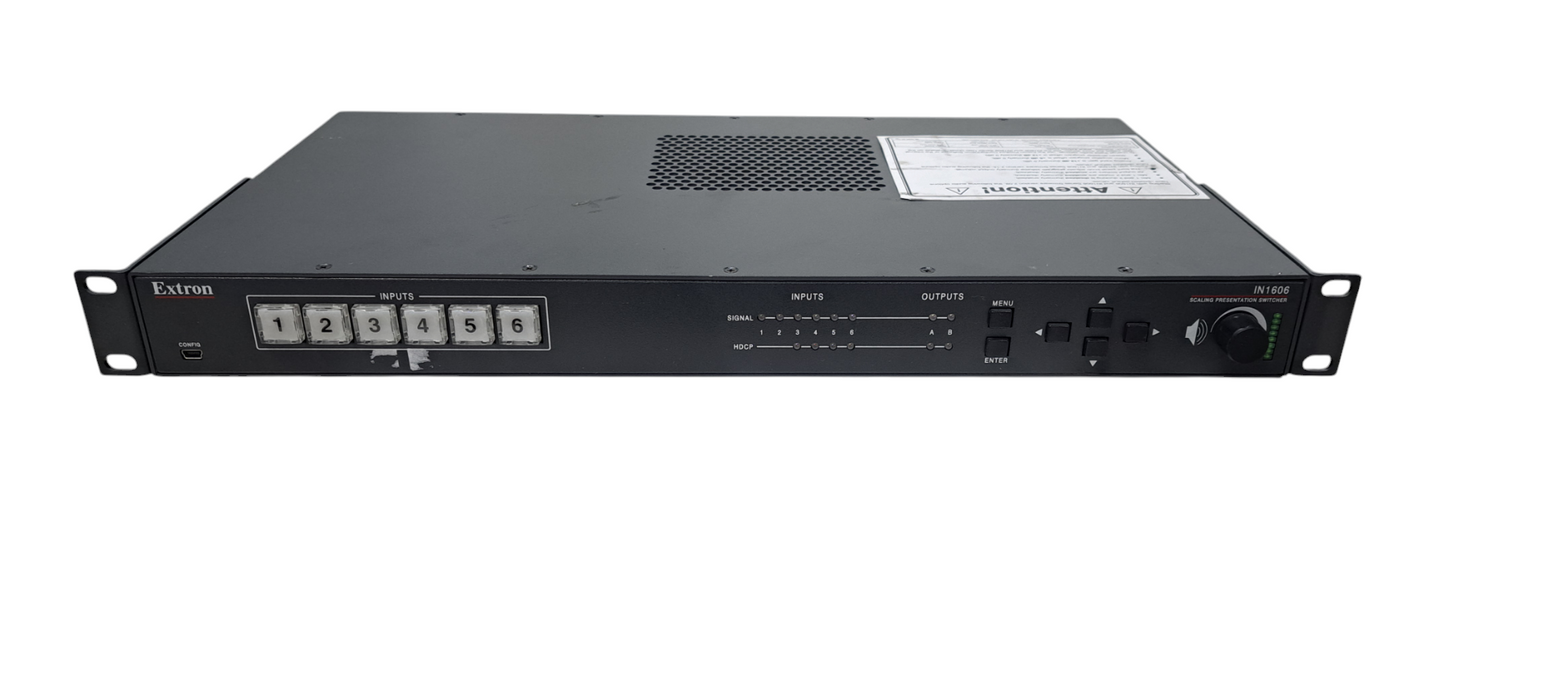 Extron IN1606 Six-Input Scaling Presentation Switcher CG00THE