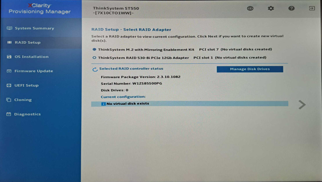 Lenovo ThinkSystem ST550 4x 3.5"| Xeon Bronze 3106, 32GB DDR4, 530-8i RAID )