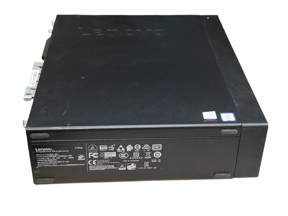 Lenovo ThinkStation P330 SFF Intel i7-9700 CPU 3.00GHz 16GB RAM -  No HDD Q