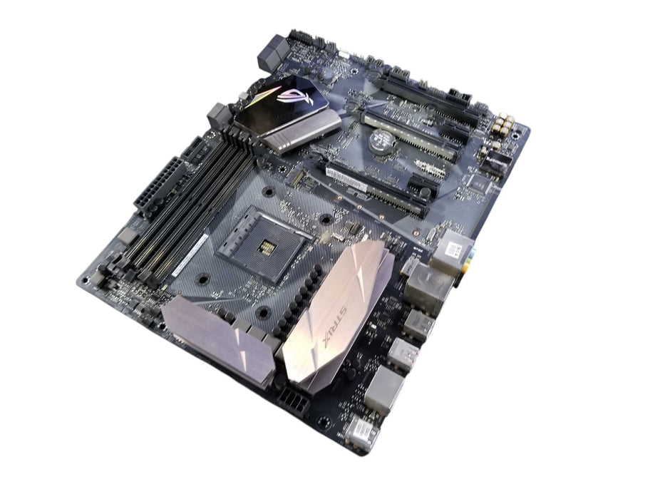 ASUS ROG Strix B350-F Gaming AM4 ATX Motherboard - For Parts / Powers ON