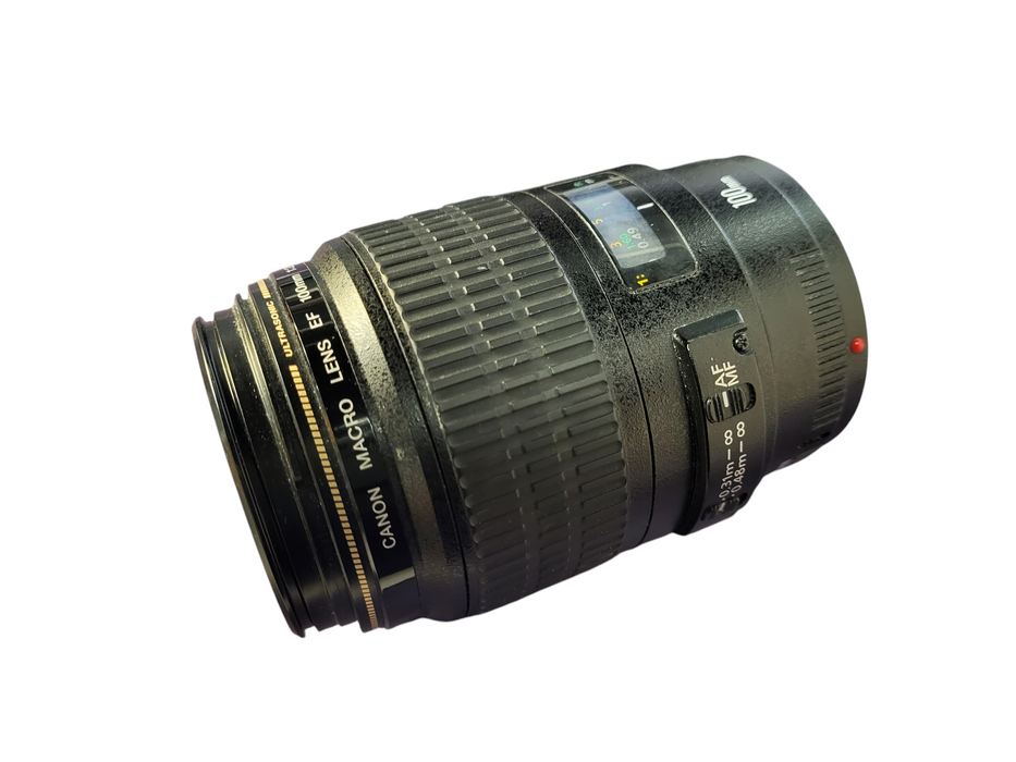 Canon Macro EF 100mm 1:2.8 USM Camera Lens $