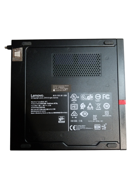 Lenovo ThinkCentre M720q USFF, Core i5-9500T @2.20GHz, 16GB RAM - No HDD