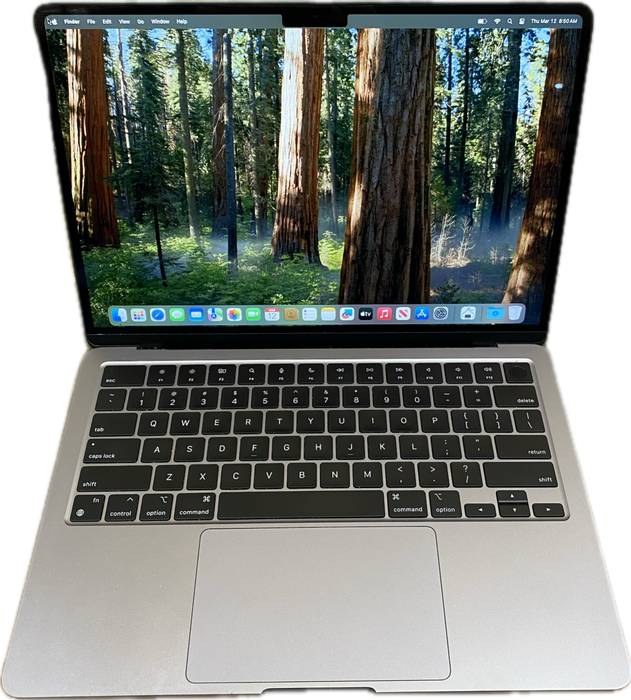 Apple MacBook Air 13 M2 2022 Space Gray 8GB RAM 256GB SSD No Power Adapter