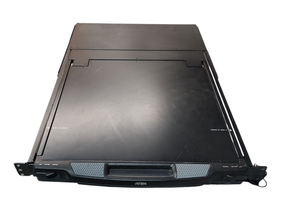 Aten CL5708M Rackmount 8-Port PS/2-USB VGA Single Rail LCD KVM Switch