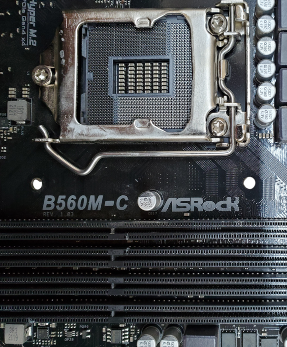 ASROCK B560M-C Intel System Board | No I/O | *READ*