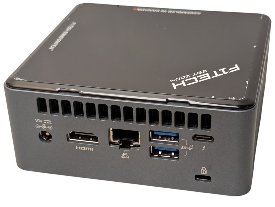 F1Tech Intel NUC NUC10i5FNH Core i5-10210U 16GB RAM 250GB NVMe SSD  -