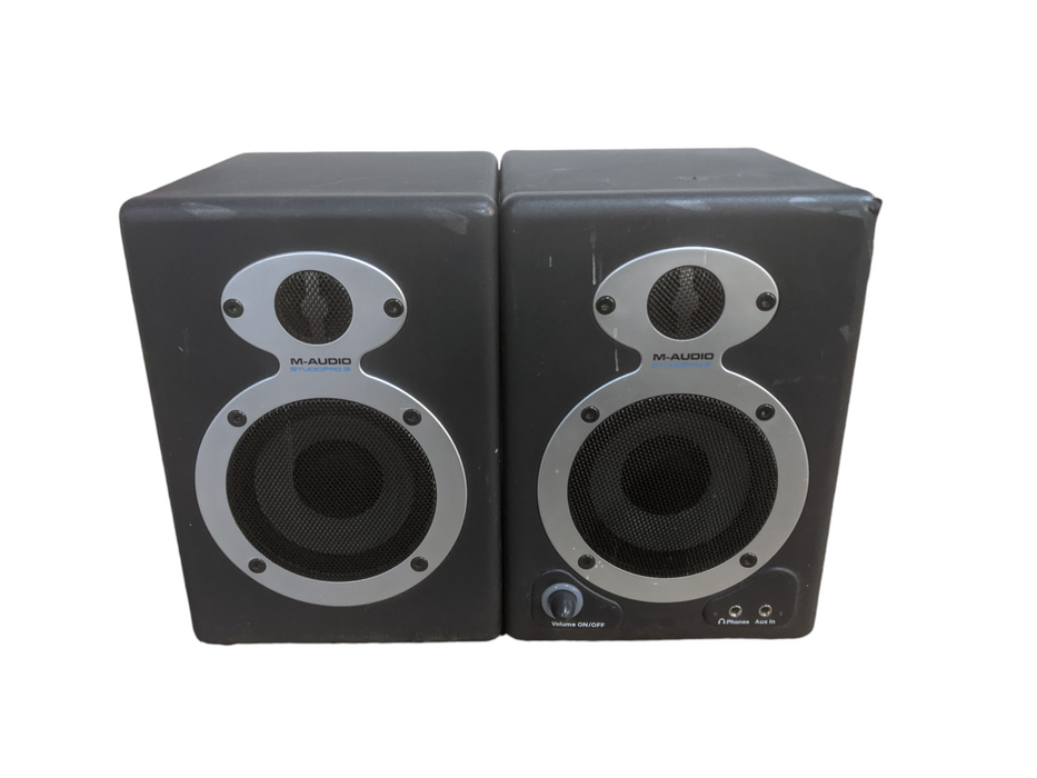 Lot 2x M-Audio Studio Pro 3 Powered Monitor Speakers (Left&Right)