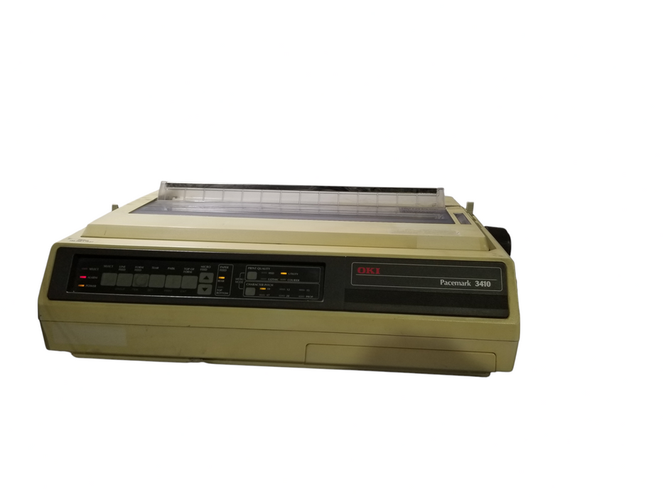OKI Pacemark 3410 Dot Matrix Printer G8285A - Powers On - For Parts/Repair