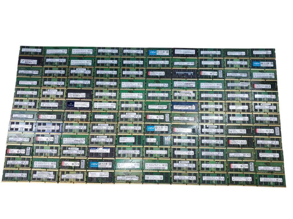 Lot of 120x, Assorted 16GB DDR4 SODIMM Laptop RAM