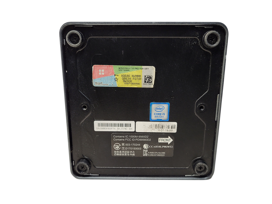 Intel NUC Mini PC i5-8259U 8GB DDR4 256GB SSD No AC $