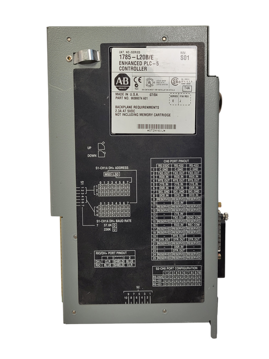 ALLEN BRADLEY 1785-L20B/E PROCESSOR MODULE READ $