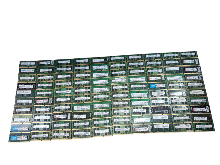 Lot of 100x, Assorted 16GB DDR4 SODIMM Laptop RAM