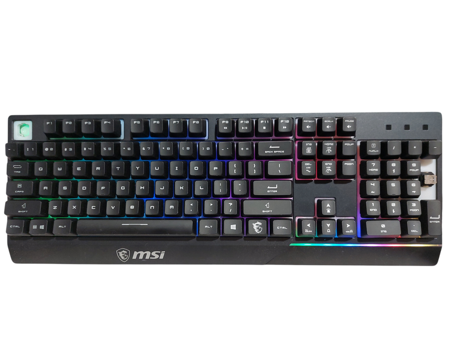 MSI RGB Wired Mechanical Keyboard Black Model: Vigor CK30 =