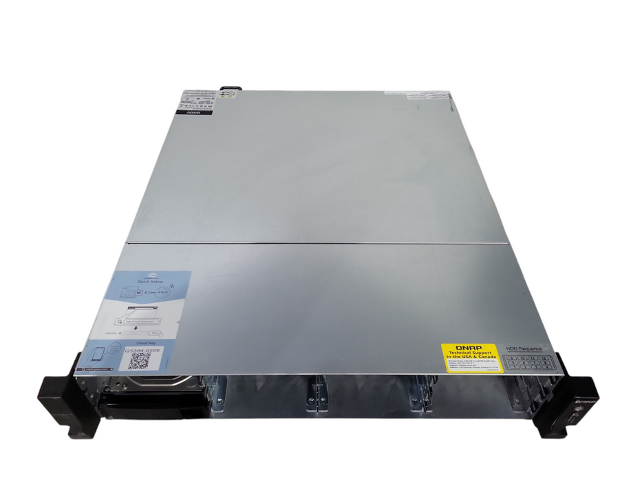 QNAP TS-1263U-RP 12-Bay NAS Network Attached Storage 1x 4TB HDD !