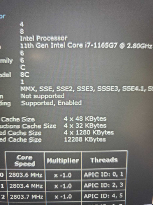 Lenovo ThinkPad P15s GEN 2 i7-1165G7 QUADRO P500 4GB GPU 32GB RAM 1TB SSD  Lap200