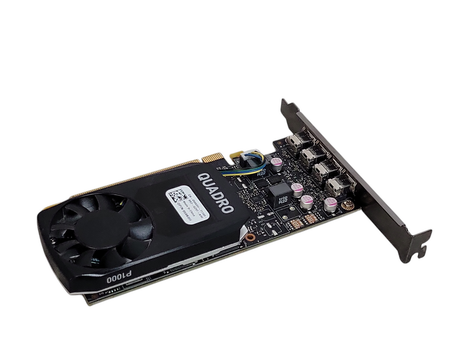 NVIDIA Quadro P1000 4GB GDDR5 Graphics Card Full height Bracket _