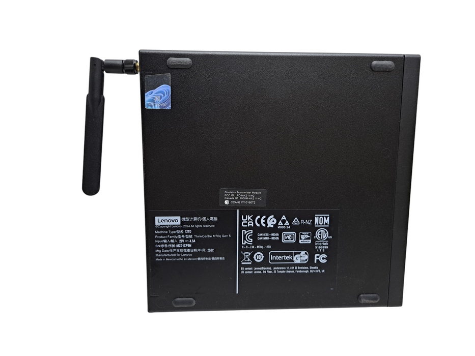 Lenovo ThinkCentre M70q Gen 5 | Intel Core i5-14400T, 16GB DDR5, 256GB NVMe )