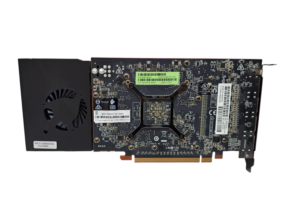 AMD Radeon Pro WX 7100 8GB GDDR5 Graphics Card | 4x DisplayPort )