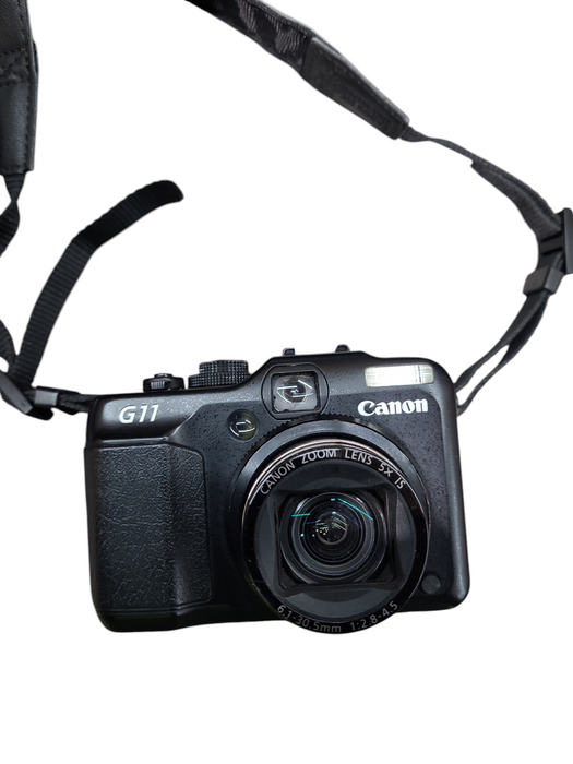 Canon PowerShot G11 PC1428 Black HDMI 2.8" LCD 5x Optical Zoom Digital Came