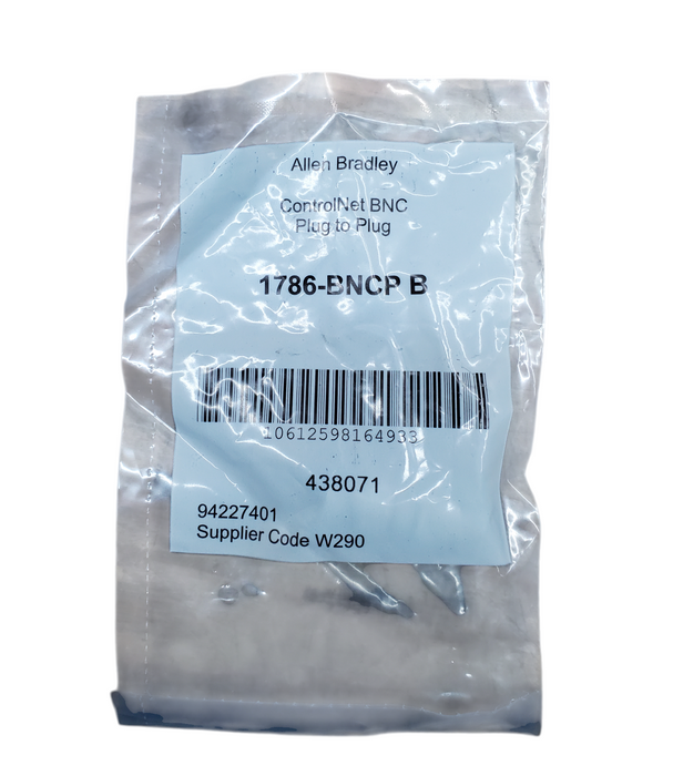 NEW - Allen Bradley ControlNet BNC Plug to Plug 1786-BNCP B Q
