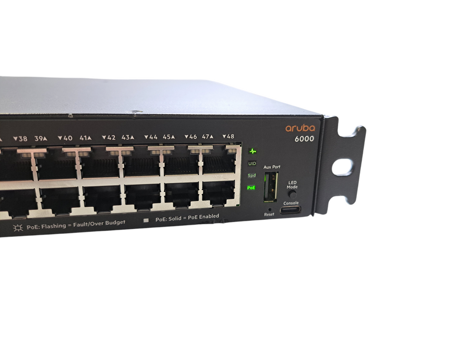 R8N85A HPE Aruba 6000 48G Class4 PoE 4SFP 370W Switch